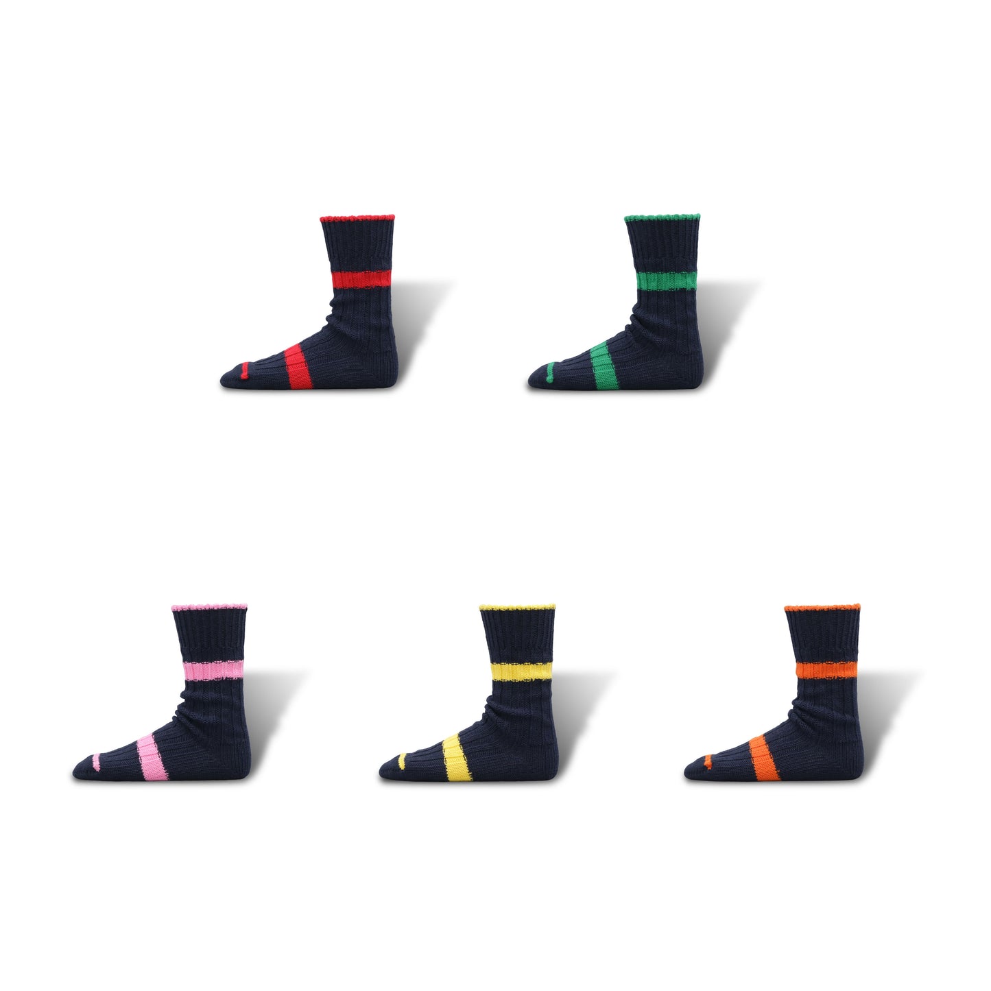Pre-Order | Denim Style Two-Tone Socks