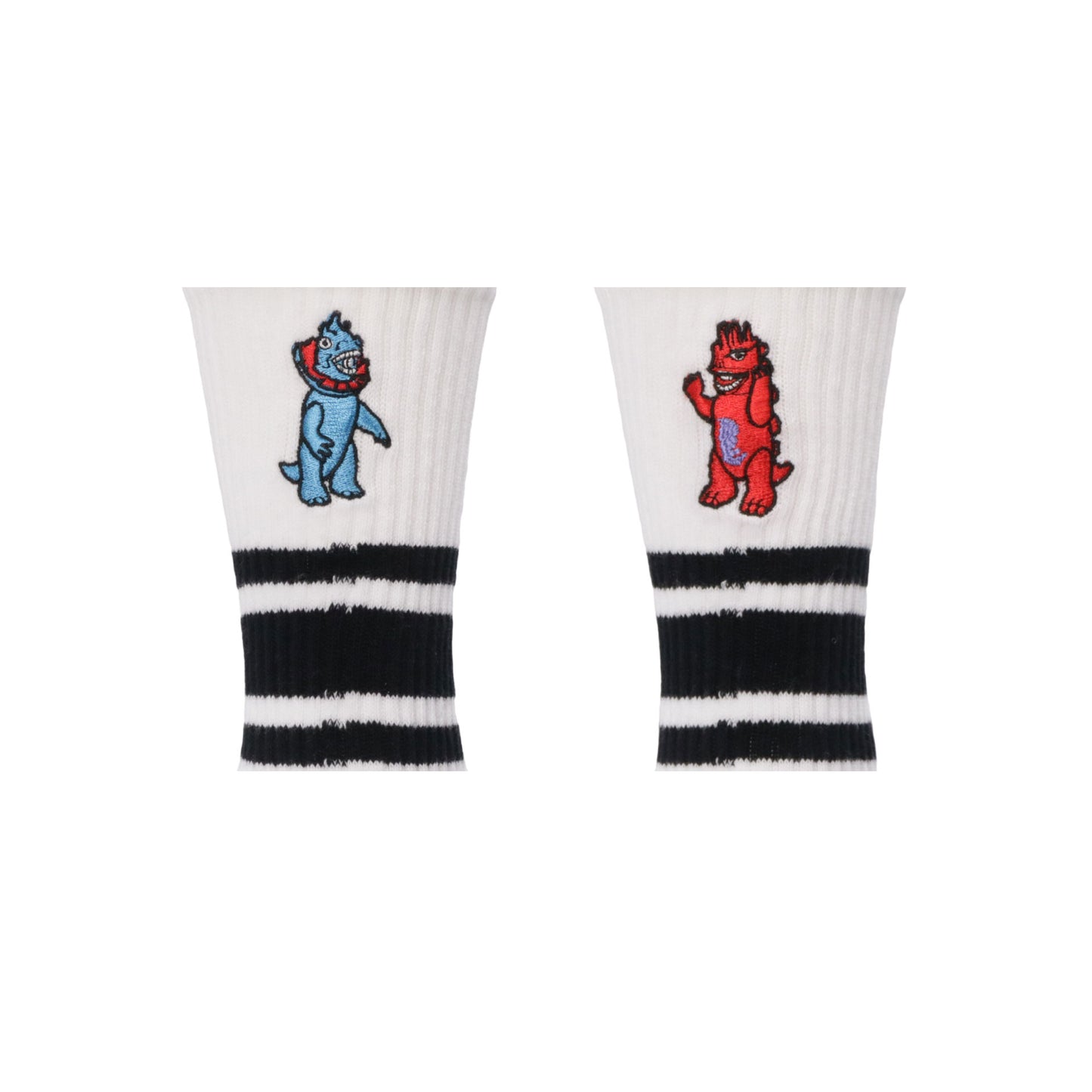 Pre-Order | Skater Socks | Embroidery | Embroidery | Kaiju