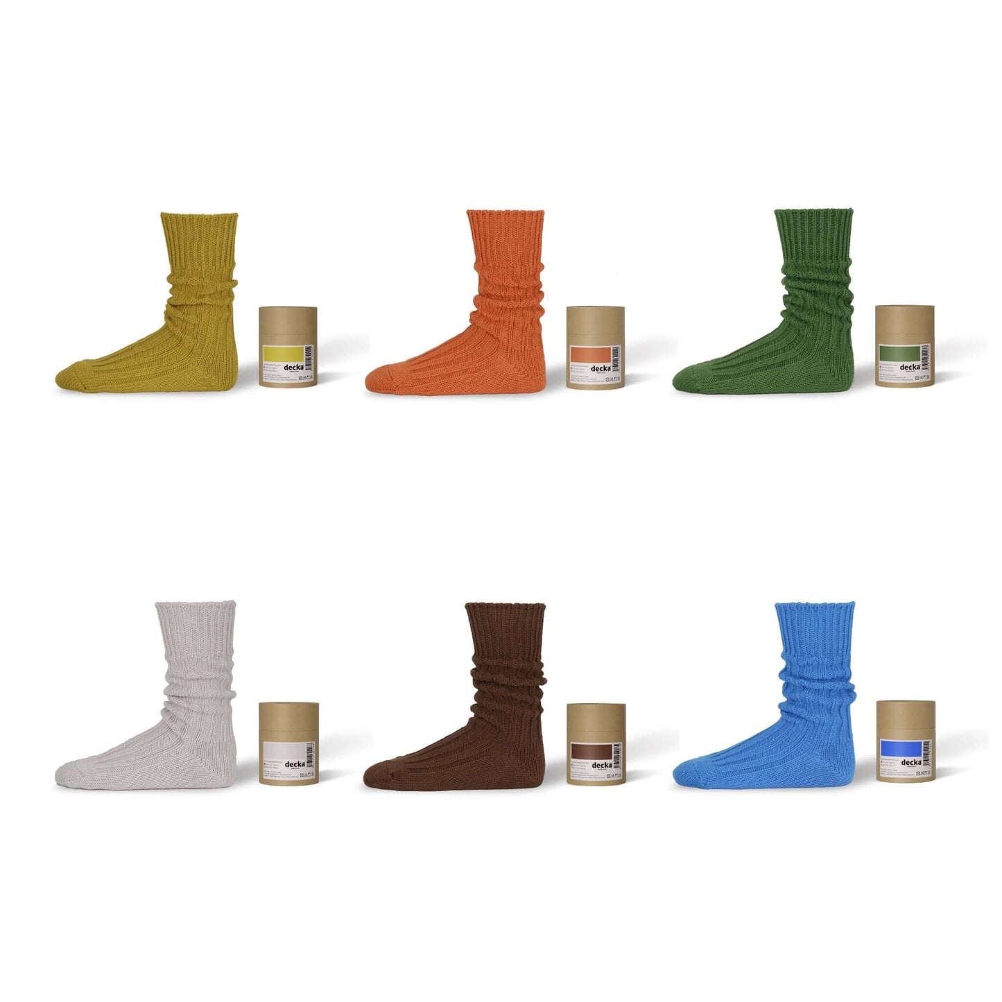 Pre-Order | Cased Heavyweight Plain Socks -1st Collection-