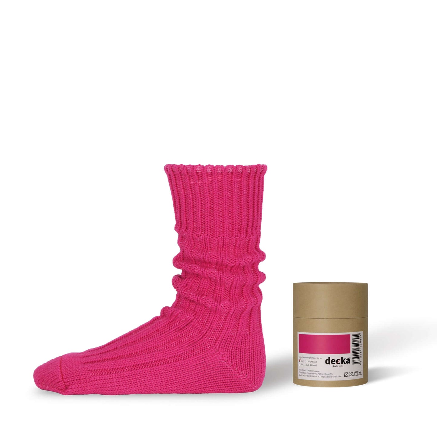 Pre-Order | Cased Heavyweight Plain Socks -2nd Collection-
