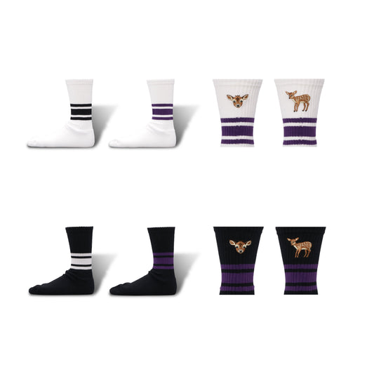 Pre-Order | Skater Socks | Embroidery | Embroidery | Fawn