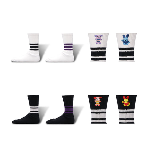 Pre-Order | Skater Socks | Embroidery | Stuffed Animal
