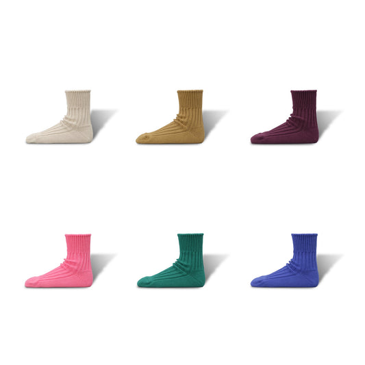 Pre-Order | Organic Ribbed Socks | Short Length | 2nd Collection