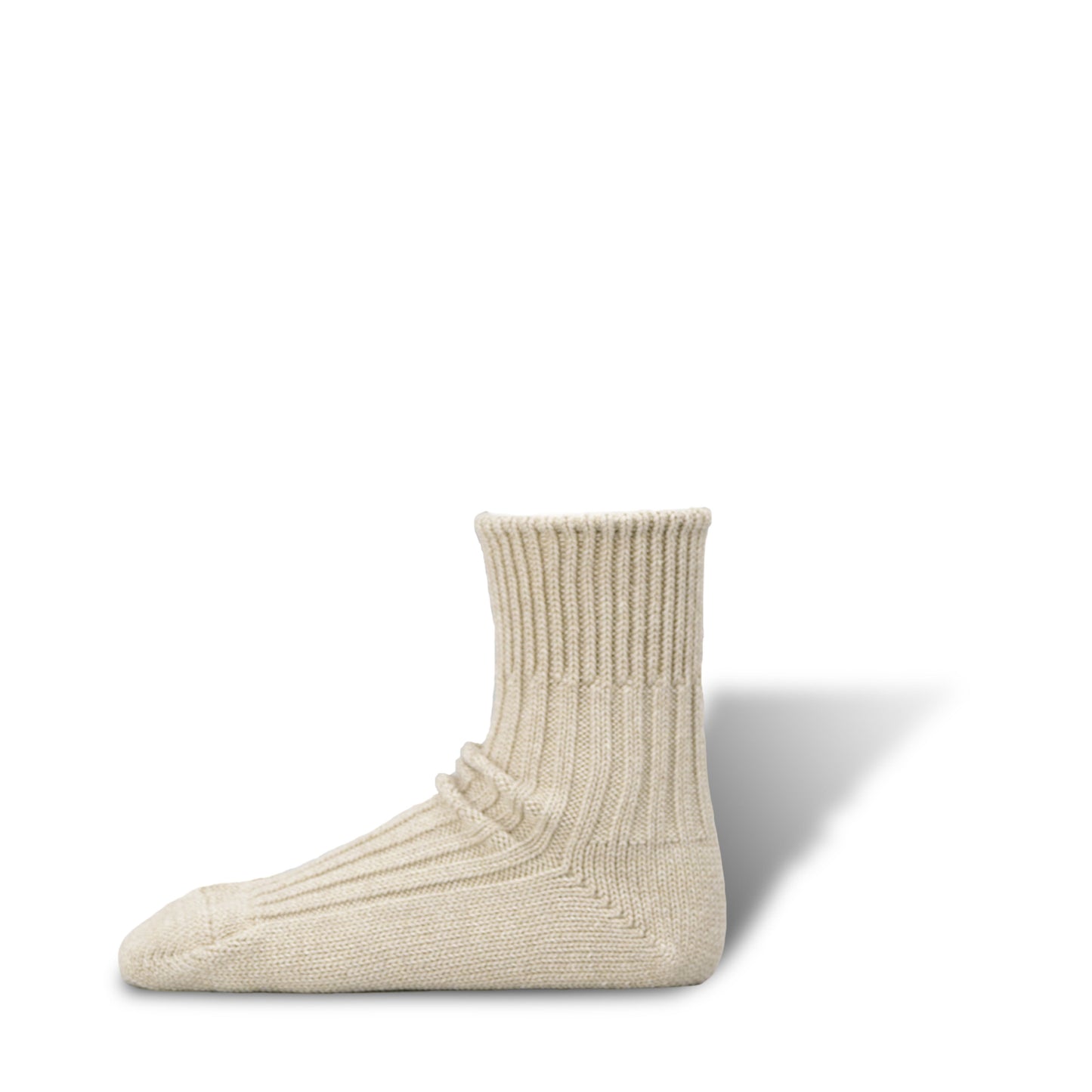 Organic Ribbed Socks | Short Length