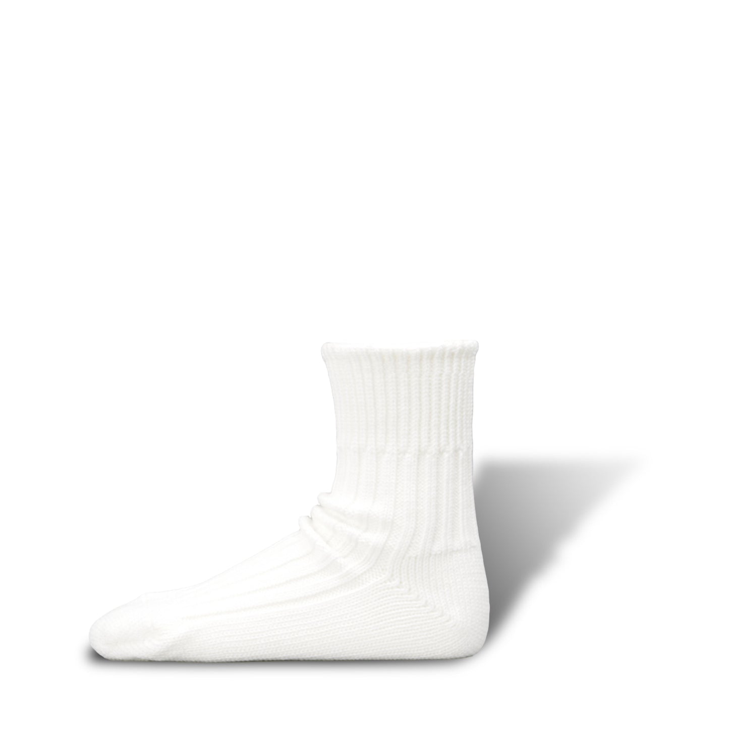 Organic Ribbed Socks | Short Length