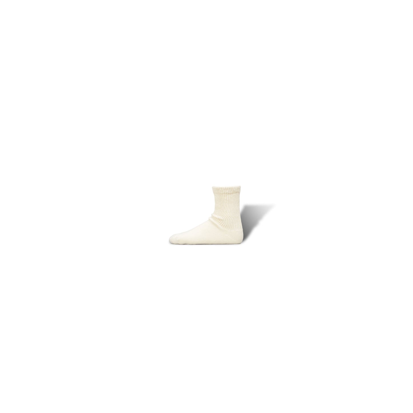 Organic Undyed Pile Socks | Regular Toe