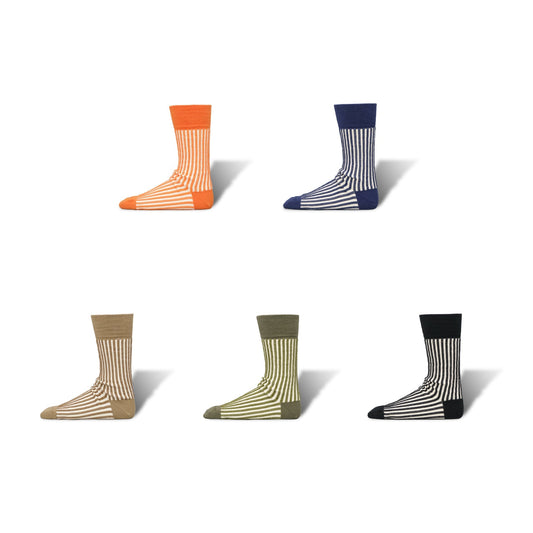 Pre-Order | Organic Striped Float Knitting Socks