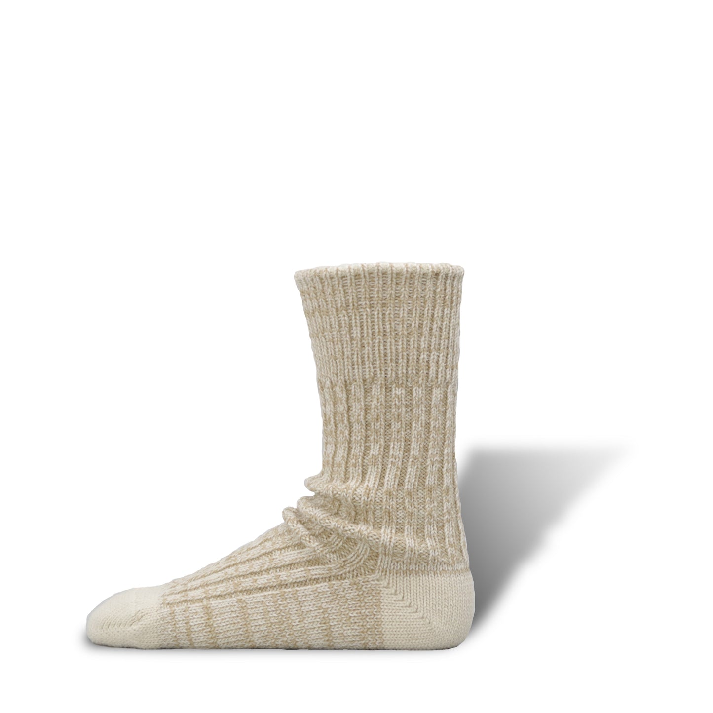 Washable Wool Ribbed Socks