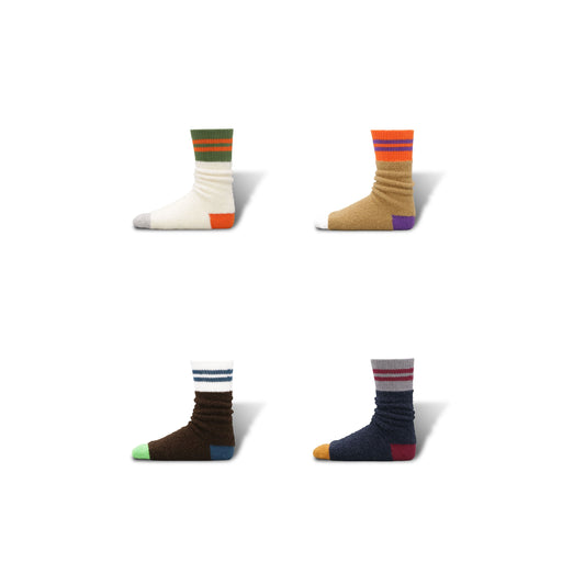 Pre-Order | Alpaca Boucle Socks | Stripes