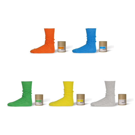 Pre-Order | Cased Heavyweight Plain Socks -4th Collection-