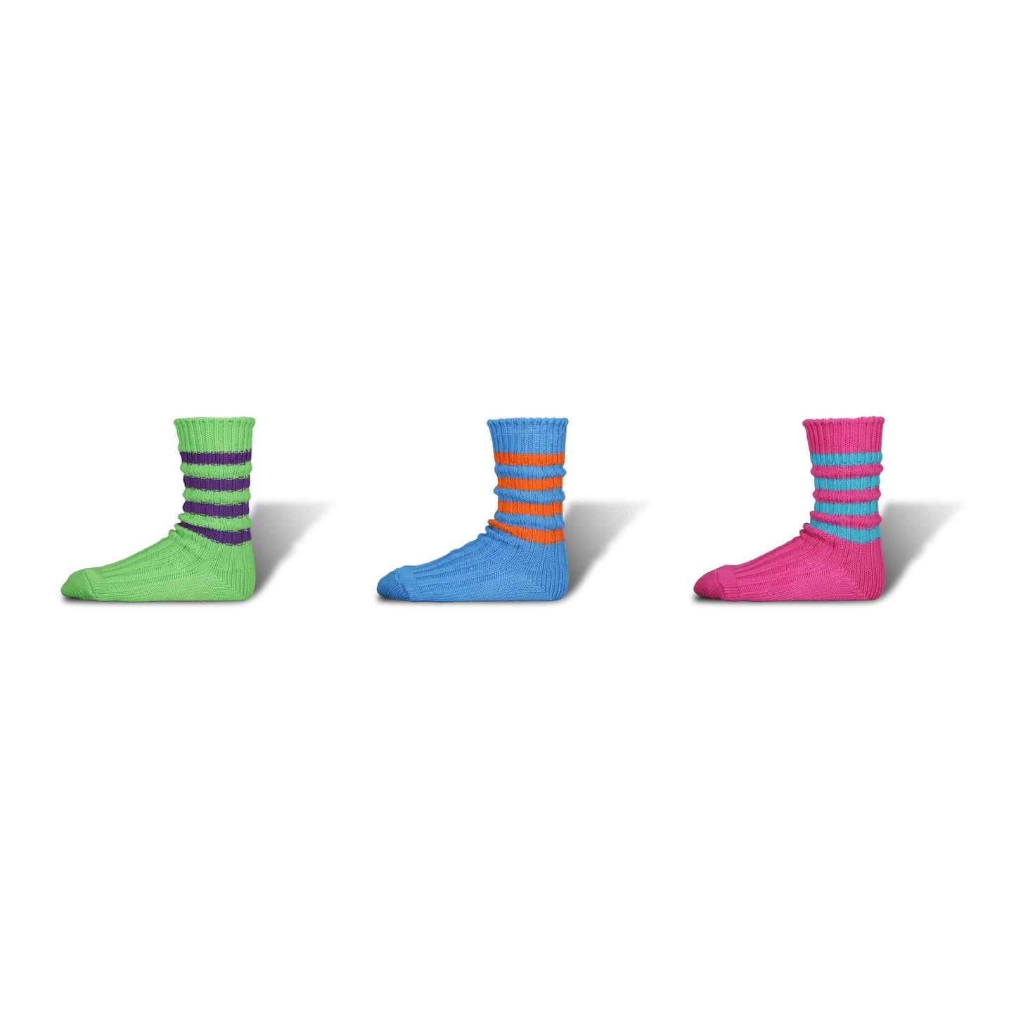 Heavyweight Socks | Stripes | Crazy Color